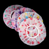 HULIANFU Waterproof Bath Hat Thickened Waterproof And Oil Fume Cap Women Spa Hair Salon Supplies Shower Cap Bathroom Accessories