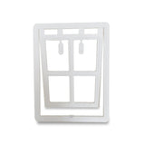 HULIANFU Pet Accessories Two Size Black Dog Gate Quiet Out and In Puppy Cats Door Easy To Install Light Weight Suitable for Large Pets
