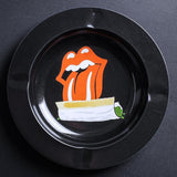 HULIANFU Metal Tobacco Herb Rolling Tray Cigarette Paper Rolling Tray Plate Cigar Cigarette Ashtray Discs for Smoke Cigarette Ash Trays