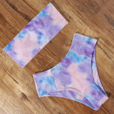 Sexy Animal Printed Bathing Suit Female Push Up Bikini High Waisted Swimsuit Bandage Bikinis Bandeau Swimwear Women Biquini