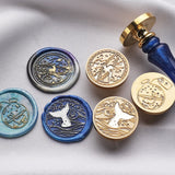 HULIANFU Sealing Wax Seal stamp Classic Diy Retro Metal Card making Wax seal Stamp Handcrafts Wedding Invitations Tools