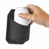 HULIANFU Portable Black Beer Rack Bathroom Wine Glass Holder N3F2 Suction Holder Cups Wall Fixed Plastic B7N6