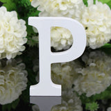 HULIANFU White Wood Letter Alphabet DIY Personalised Name Design Art Crafts Free Standing Xmas Birthday Wedding Party Home Decoration