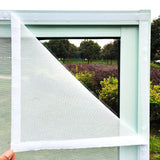 HULIANFU Insect Window Screen Zipper Opening and Closing Self-Adhesive Mosquito-Proof Net Indoor Fly Curtain Mesh Invisible Customizable