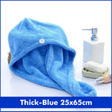 HULIANFU Rapid Drying Hair Towel Microfiber Soft Skin Friendly Warp Hat Quickly Hair Drying Cap Bath Tool Shower Towel Women Lady Toallas