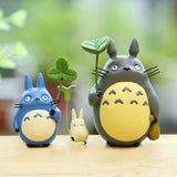 HULIANFU Resin Hayao Miyazaki's Totoro Model Figurines Fairy Flower Pot Ornament Miniatures Moss Gnome Decoration Crafts Gifts Home