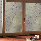 HULIANFU Multi-size High-end Matte Window Film Stained Glass Film Frosted Privacy UV Protection Window Sticker for Home Vinyl for Glass
