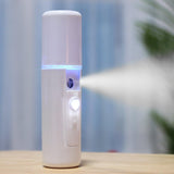HULIANFU Portable Handheld USB Nanomist Facial Humidifier Steamer Hydrating Beauty Device
