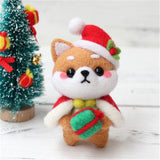 HULIANFU MIUSIE Doll Wool Felt Kit Needle Felting Kit Animal Pet Doll for Needle Material Bag Pack for Women and Beginner Non Finished
