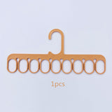 HULIANFU Magic 9-hole Support Circle Clothes Hanger Clothes Drying Rack Multifunction Plastic clothes rack Home Storage Hangers