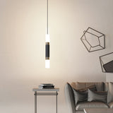 HULIANFU Led Pendant Light Dual light Sources Shine Up and Down Droplight Fixture Kitchen Island Dining Room Shop Bar Counter Decoration