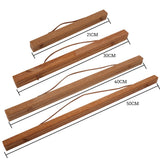 HULIANFU Magnetic Poster Hanger Frame Teak Wooden Hanger Frame Natural Painting Photo Frame Canvas Wall Art Craft Frame Art Hanger Frame