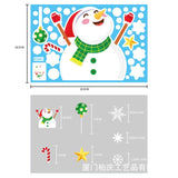 HULIANFU Wooden Christmas Door Wreath Oranments Wall Xmas Dec Merry Christmas Decor For Home  Happy New Year Naviidad Door Wreath
