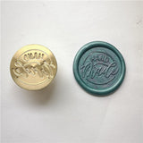 HULIANFU Wax Seal Stamp Retro Antique Sealing Wax Scrapbooking Stamps HEAD Wedding Decorative Metal Handle with love map Tree FLOWER ROSE