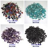 HULIANFU Natural Stones Gravel Crystals Chip Quartz Ore Minerals Reiki Healing Tumbled Agates Specimen Gemstones Home Aquarium Decoration