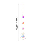 HULIANFU New Indian Style Dreamcatcher Moon Handmade Wind Chimes Wall Ornament Girls Room Decoration Feather Dream Catcher