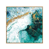 HULIANFU New Design High Quality Hand-painted Modern Golden Oil Painting on Canvas Modern Art Oil Painting for All Kinds of Wall Decor