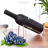 HULIANFU Wine Rack Display Bottle Beer Holder Champagne Stand Drink Shelf Stainless Steel Simple Household Bar Counter Decoration