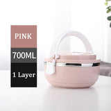 HULIANFU Multi-Layer Stainless Steel  Lunch Box Food Portable Thermal  Lunchbox Picnic Office Kids  Workers School Japanese Bento