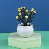 HULIANFU Mini Artificial Aloe Plants Bonsai Small Simulated Tree Pot Plants Fake Flowers Office Table Potted Ornaments Home Garden Decor