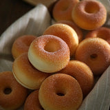 HULIANFU Simulation donuts, soft kitchen decoration, fake bread set, gourmet photography props, children  photography model toys