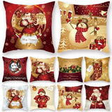 HULIANFU Santa pillowcase Happy New Year 2023 Xmas Gifts  Christmas Decor For Home Merry Christmas Ornament Navidad Natal Xmas Gifts