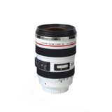 HULIANFU Stainless Steel Camera EF24-105mm Coffee Lens Mug White Black Coffee Mugs Creative Gift Coffee Cups canecas tazas vaso café