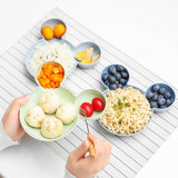 HULIANFU Kid Cartoon Mouse Mickey Bowl Dishes Lunch Box Kid Baby Children Infant Baby Rice Feeding Bowl Plastic Snack Plate Tableware