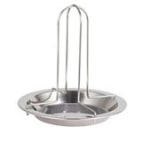 HULIANFU ORGANBOO 1Set Barbecue Grilling Baking Cooking Pans Non-Stick Chicken Roaster Rack With Bowl BBQ Accessories Tools