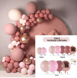 HULIANFU Macaron Pink Balloon Garland Arch Kit Wedding Birthday Party Decoration Kids Globos Gold Confetti Latex Ballon Baby Shower Girl