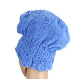 HULIANFU Microfibre Quick Hair Drying Bath Spa Bowknot Wrap Towel Hat Cap For Bathroom 7 Colors Solid Color Bathroom Accessories FPing