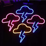 HULIANFU Night Ligh USB Powered Banana Cactus Pineapple Coconut Tree Love Popsicle Hello Rose Led Backplane Neon Lights for Bedroom Decor