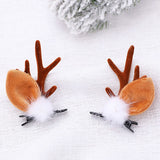 HULIANFU 2023 Christmas Headband Adornment Cute Antler Festival Style Headband Reindeer Ornaments Party Horns Cosplay Accessories