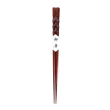 HULIANFU Reusable Natural Wood Chopsticks Red jujube wood Dishwasher Safe Non-slip Elegant Design