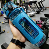 HULIANFU UZSPACE Sport Water Bottles BPA Free Portable Gym Anti-fall Leak-proof Large Capacity Fitness Kettle Tritan Plastic Drink Bottle