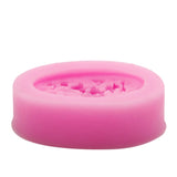 HULIANFU New Rosettes Soap Silicone Mold Cake Decoration Chocolate Baking Mold Tool Romantic Aromatherapy Soap SQ0063
