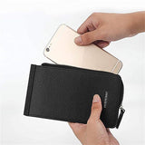 HULIANFU Multifunctional Long Wallet Card package Natural Resin Material Electroplated Metal Zipper High Quality Waterproof Wallet