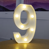 HULIANFU Luxury Alphabet Letter LED Lights Luminous Number Lamp  Battery Night Light for Home Wedding Birthday Christmas Party Decoration