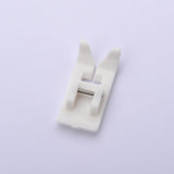 HULIANFU Roller Sewing Presser Foot Straight Stitch Leather Non-Stick Zigzag Teflon Sewing Machine Tool for All Low Shank Snap-On Singer