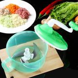 HULIANFU NEW Powerful Manual Meat Grinder Hand-power Food Chopper Mincer Mixer Blender to Chop Meat Fruit Vegetable Nuts Herbs