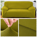 HULIANFU Polar Fleece Fabric Universal Sofa Cover Euro Sofa Covers For Living Room Stretch Sectional Corner Sofa Cover Plaids On The Sofa