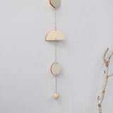 HULIANFU Moon Phase Wall Hanging Boho Home Decor Modern Celestial Phases Decoration Art Wall Decor for Bedroom, Living Room Gift