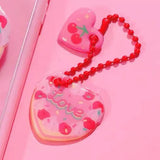 HULIANFU Kawaii Bear photo album 3 Inch Love Heart Hollow Kpop Card Binder Name Card Book Photo Album Card Photocard ID Holder 40 Pockets