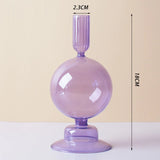 HULIANFU Nordic Glass candle holders romantic Dinner home decoration candlestick for birthday wending candle holder wax portavelas decor