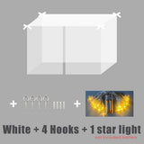 HULIANFU   YanYangTian Anti Mosquito Net Single Bed canopy for Adult children  beds Indoor Bunk Bed window Outdoor Netting Moustiquaire
