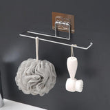 HULIANFU Toilet Paper Towel Holder Stainless Steel Self Adhesive on Smooth Surfaces