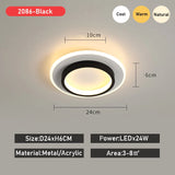 HULIANFU Modern Led Aisle Light Ceiling Lights Cloakroom Corridor Balcony Foyer  Ceiling Lamp Acrylic Decoration Home Lustering Luminaire