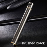 HULIANFU Mini Cigarette Lighter Grinding Wheel Flint Free Fire Butane Gas Lighter Portable Can Be Placed Cigarette Box Smoke Accessories