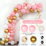 HULIANFU Macaron Pink Balloon Garland Arch Kit Wedding Birthday Party Decoration Kids Globos Rose Gold Confetti Latex Ballon Baby Shower