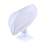 HULIANFU Leaf Shape Soap Box Drain Soap Holder Box Bathroom Accessories Toilet Laundry Soap Box Bathroom Supplies Tray Gadgets